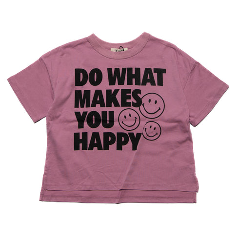 【130/140/150】スマイルTシャツ 3524501j